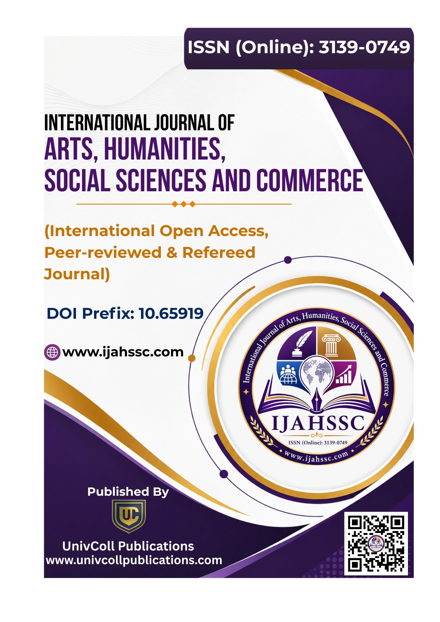 IJAHSSC Volume 1, Issue 1 (2025) Cover Page