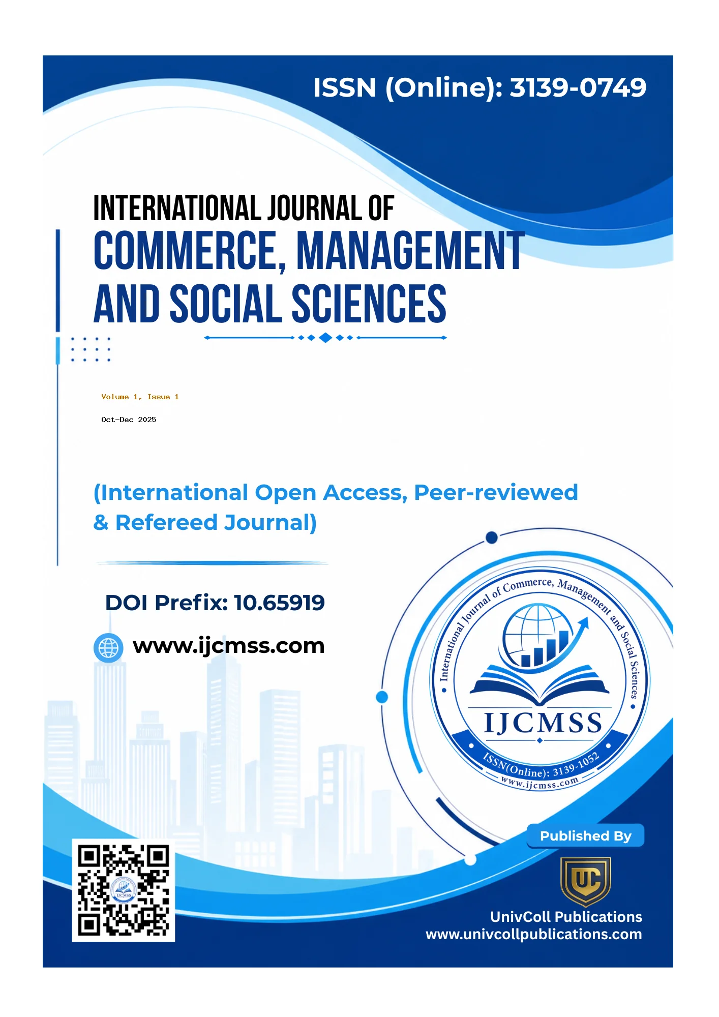 IJCMSS Volume 1, Issue 1 (Oct-Dec 2025) Cover Page